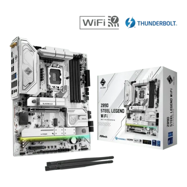 ASRock Z890 Steel Legend WiFi LGA1851 DDR5 ATX Motherboard
